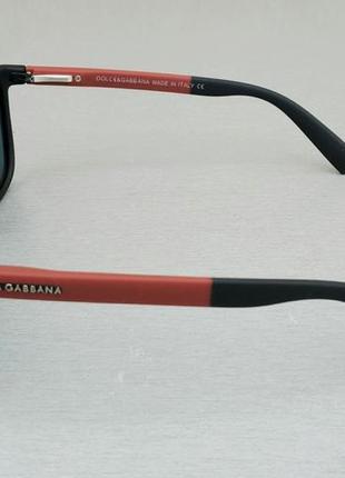 Dolce & gabbana окуляри чоловічі сонцезахисні помаранчеві дзеркальні поляризированые3 фото