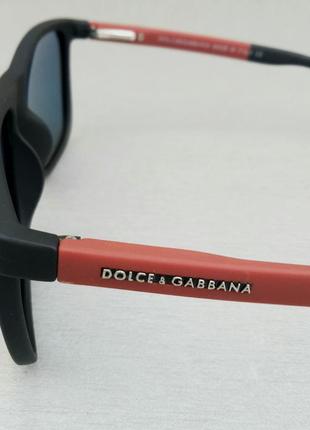 Dolce & gabbana окуляри чоловічі сонцезахисні помаранчеві дзеркальні поляризированые4 фото