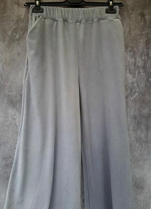 Женский велюровый брючный костюм, прогулочный, кофта,брюки,большемерит,см.замеры3 фото