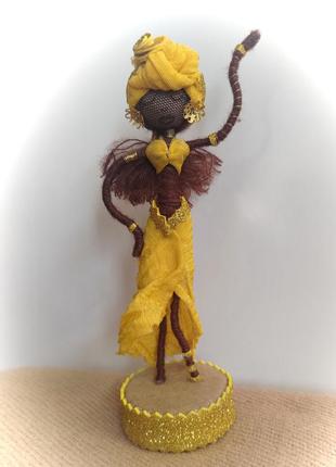 Інтер'єрна лялька африканка1 фото