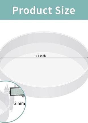 Силиконовая форма для стола 36 см – из эпоксидной смолы