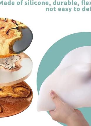 Силиконовая форма для стола 36 см – из эпоксидной смолы