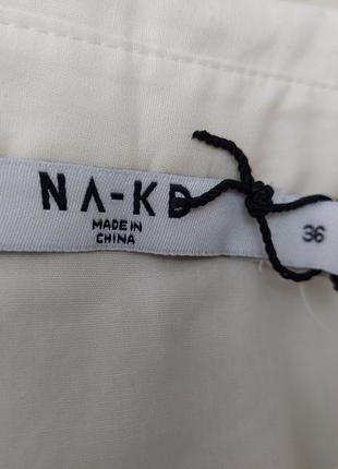 Стильная хлопковая укороченная рубашка na-kd2 фото