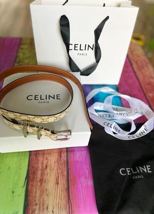 Пояс шкіра у стилі celine ремінь жіночий