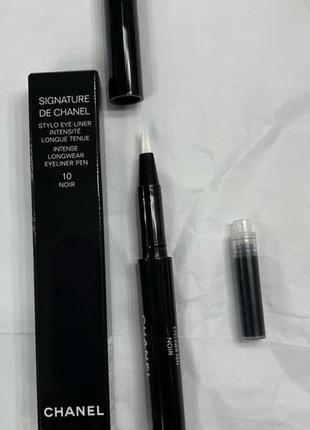 Подводка chanel signature de chanel eyeliner pen black2 фото