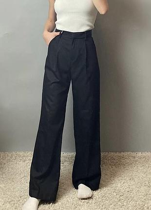 Классические черные брюки штаны h&m