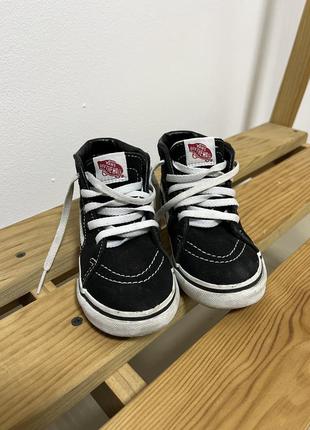 Vans детские кеды черные детские кроссовки2 фото