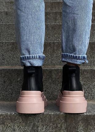 Круті жіночі осінні ботинки із флісом топ📝🍁5 фото