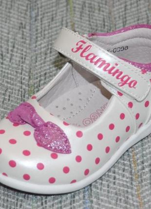 Детские туфли для девочек, flamingo (код 0260) размеры: 21-24