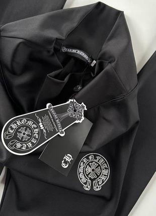 Лосины под бренд chrome hearts4 фото