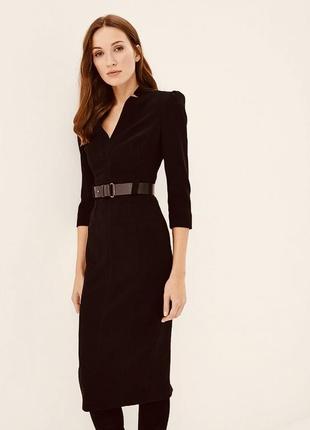 Karen millen шерстяное трикотажное платье1 фото