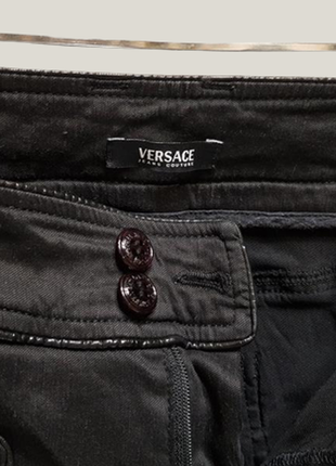 Льняні брюки versace, оригінал, италія!4 фото