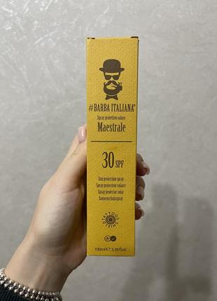 Солнцезащитный крем-спрей с spf30 barba italiana maestrale sun protective sprey spf 30