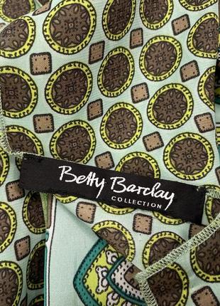Шарф качественный яркий з узорами , фирменный betty barclay5 фото