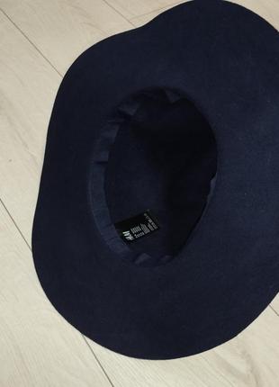 Фетровая шляпа федора из шерсти3 фото