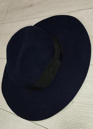 Фетровая шляпа федора из шерсти4 фото