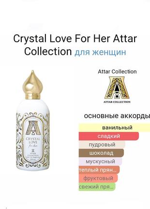 Парфюм 30мл, духи, пробник, тестер сладкий аромат в стиле crystal love for her2 фото