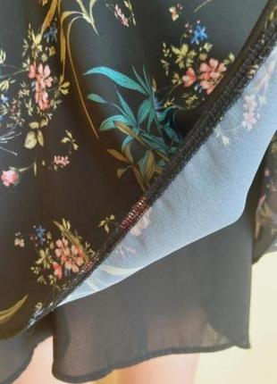 💣 элегантная блуза,цветочный принт,балал7 фото