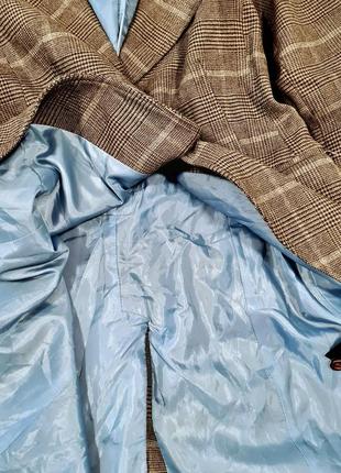 Классный крутой стильный оригинальный невероятный винтажный пиджак фрак жакет ретро винтаж карт клетка9 фото