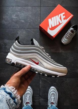 Жіночі кросівки nike air max 97 silver nike air force 1 жіночі сірі кросівки найк аїр макс найк аїр форс 1