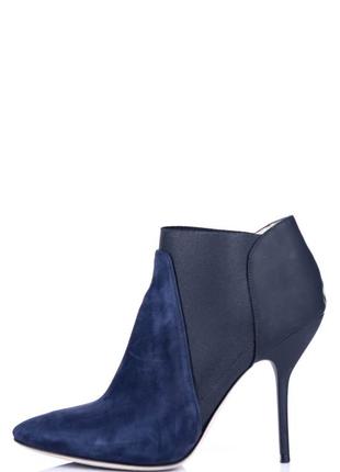 Jimmy choo blue suede ankle boots2 фото