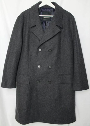 Zara man шерстяное пальто мужское
