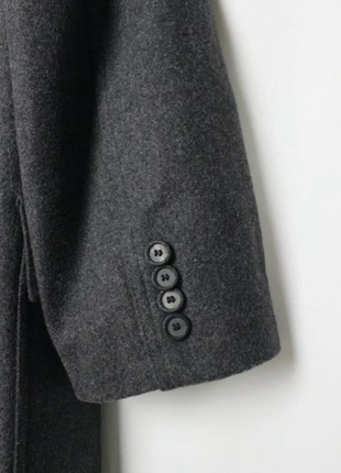 Zara man шерстяное пальто мужское9 фото