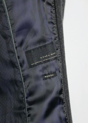 Zara man шерстяное пальто мужское10 фото