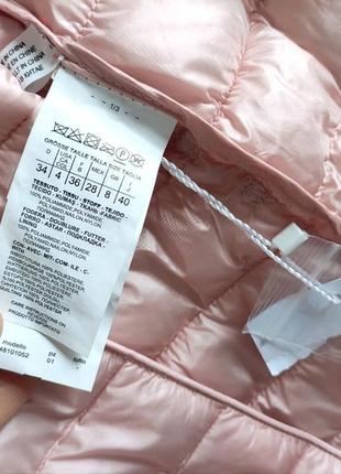Нова осіння куртка (з паперовими етикетками) мікропуховик ніжно-рожевого кольору4 фото