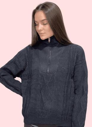 Стильный свитер шерсть