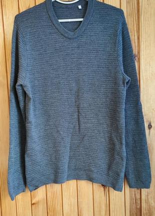 Мужской коттоновый свитер, calvin klein, размер xl.1 фото