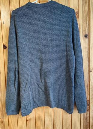 Мужской коттоновый свитер, calvin klein, размер xl.2 фото