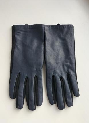 Кожаные фирменные перчатки topshop! оригинал
