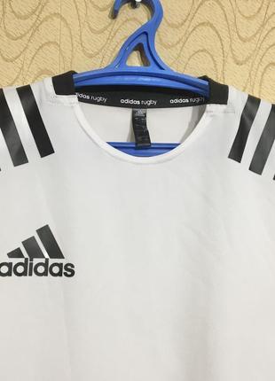 Регбійка adidas all blacks jersey new zealand rugby team shirt регульована футболка регбі майка джерсі спортивна тренувальна ігрова поло адидас4 фото