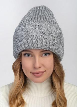 Теплая женская шапка4 фото