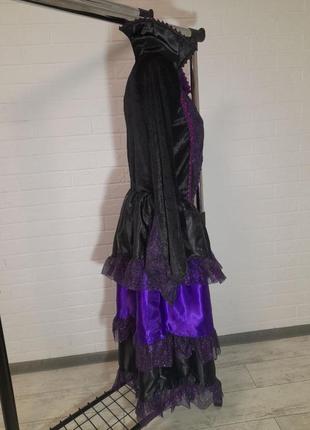 Платье карнавальное, ведьма, хэллоуин6 фото