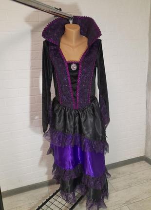 Платье карнавальное, ведьма, хэллоуин1 фото