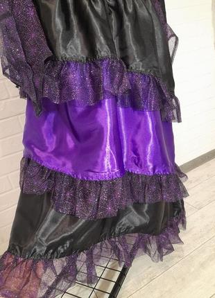 Платье карнавальное, ведьма, хэллоуин5 фото