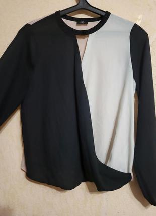Блуза сорочка рубашка f&f асиметрія лонгслів