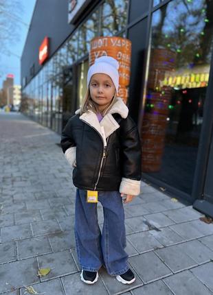 Дубленка детская