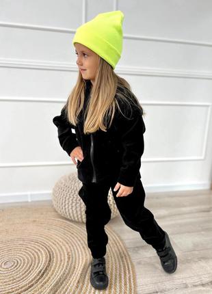 Теплий термо спортивний костюм з кофтою на блискавці