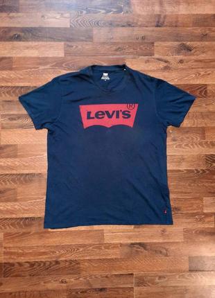 Мужская футболка levis с большим лого