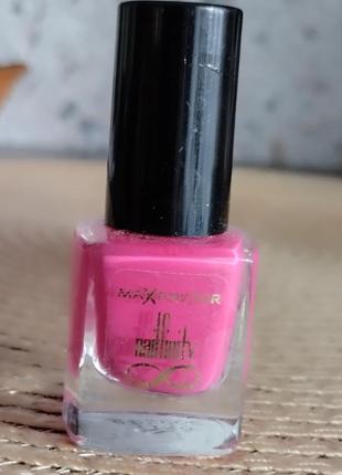 Max factor nailfinity 704 disko pink лак для нігтів франція