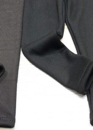 Лосины лосины теплые на меху черные серые зимние трикотажные брюки теплые гармаши осенние весенние для девочки подростковые3 фото
