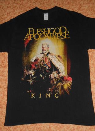 Футболка fleshgod apocalypse/альбом king/symphonic death metal/рок мерч5 фото