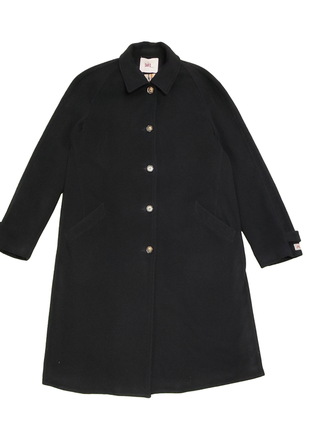 Daks london шерстяное кашемировое пальто черное классическое оригинал тренч тренд