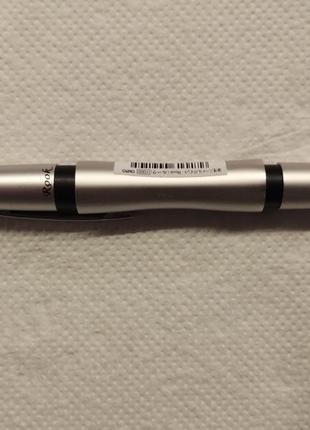 Ohto rook ballpoint pen - 0.7 mm - silver black body кулькова ручка2 фото