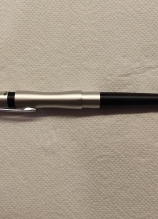 Ohto rook ballpoint pen - 0.7 mm - silver black body кулькова ручка4 фото