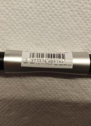 Ohto rook ballpoint pen - 0.7 mm - silver black body кулькова ручка10 фото