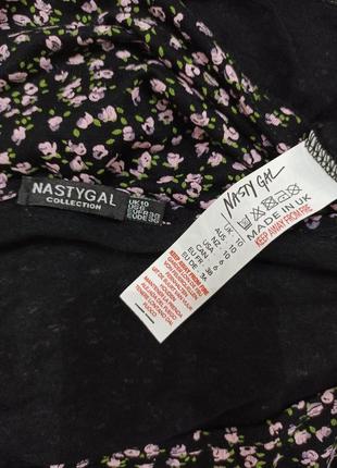 Платье, платье мини вискоза, цветочный принт nasty gal8 фото